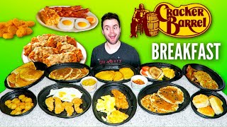 Trying Cracker Barrels BREAKFAST Full Menu [upl. by Cesar]