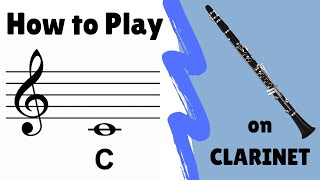 How to Play quotCquot on Clarinet below the staff [upl. by Ahsurej]