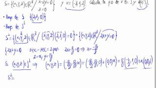 Proyección y distancia de un vector a un subespacio [upl. by Clarissa]