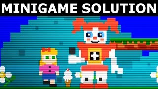 FNAF Sister Location  Secret Circus Baby Minigame Solution How To Complete Mini Game Easter Egg [upl. by Nehgam25]