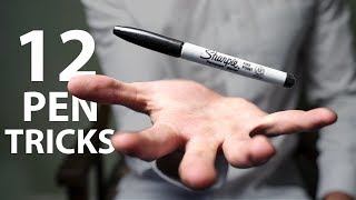 12 VISUAL Pen Tricks Anyone Can Do  Revealed [upl. by Pena]