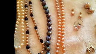 Freshwater and Saltwater pearls  Akoya Tahitian and Freshwater [upl. by Medora]