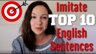 How to Pronounce TOP 10 English Sentences [upl. by Litnahc]