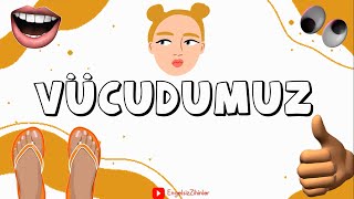 VÜCUDUMUZ  VÜCUDUN BÖLÜMLERİ [upl. by Dorej189]