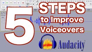 5 STEPS to Improve Your VOICEOVER in Audacity [upl. by Reniti]