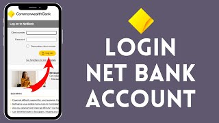 Commbank Internet Banking Login How to Sign in to Commonwealth Online Banking Account 2024 [upl. by Erminia]