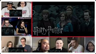 Harry Potter Death Scene Reaction Mashup  Harry Potter And Deathly Hallows Part 2 [upl. by Nahsaj]