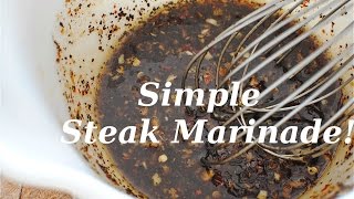 DIY SIMPLE STEAK MARINADE [upl. by Hrutkay891]