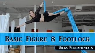 Aerial Silks Tutorial Basic Footlock ground and air [upl. by Issim]