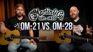 Martin OM21 vs OM28  Whats The Difference [upl. by Ahsaelat447]