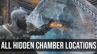 All Hidden Chamber Locations  God of War 2018 [upl. by Anailuig]