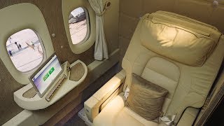 Inside Emirates Airlines new First Class Suites  CNBC International [upl. by Naujet]