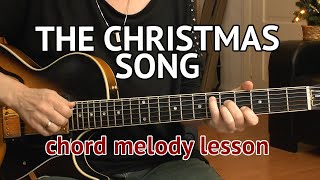 THE CHRISTMAS SONG  Guitar Tutorial Chord Meldoy  Chestnuts Roasting On An Open Fire [upl. by Potter]