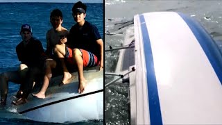 Amazing Rescues From Capsized Boats [upl. by Lladnik]