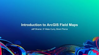 Introduction to ArcGIS Field Maps [upl. by Irbmac]