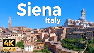 Siena Italy Walking Tour 4k Ultra HD 60fps – With Captions [upl. by Alikahs]