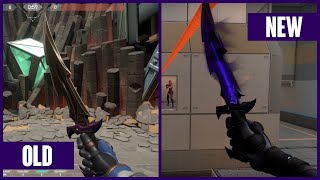 REAVER SKINS OLD VS NEW  VALORANT REAVER SKINS [upl. by Ambrosine]