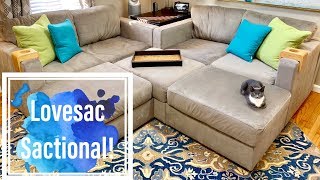 Lovesac Sactional  Modular Couch [upl. by Skricki946]