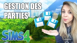 Tutoriel SIMS 4  LES SAUVEGARDESPARTIES [upl. by Alhan]