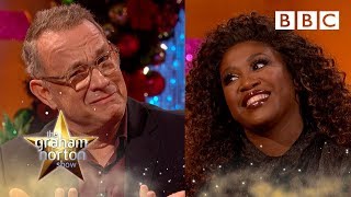 Tom Hanks and Motsi Mabuse scrutinise Strictly scoring  Graham Norton Show  BBC [upl. by Lynde]