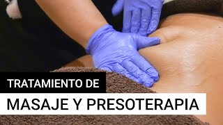 Tratamiento de masaje reductor y presoterapia  CEME [upl. by Rufe]