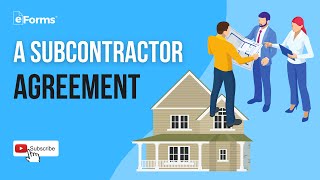 A Subcontractor Agreement  EXPLAINED [upl. by Youngran]