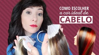 COMO ESCOLHER A COR DE CABELO IDEAL PRA VOCÊ  Coloração Pessoal [upl. by Ekusoyr]