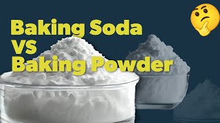 The Difference Between Baking Soda and Baking Powder  Explained [upl. by Buonomo317]