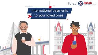 Stepbystep guide on sending money abroad via Kotak Mobile Banking [upl. by Althee]