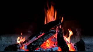 Cozy Crackling Fire – 9 Hour HD Virtual Fireplace – Sleep Sound Ambience Romance [upl. by Ahsiram]