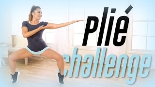 Plie Squat Challenge  Best Thigh Workout [upl. by Herzen]