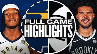 PACERS at NETS  FULL GAME HIGHLIGHTS  December 4 2024 [upl. by Johannah]