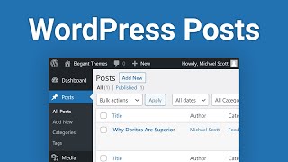 WordPress Posts How to Create and Manage Them [upl. by Imeka]