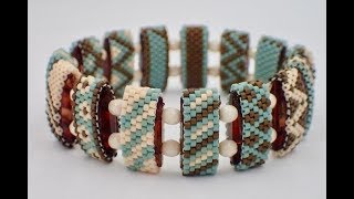 Even Count Peyote Stitch Carrier Beads [upl. by Allehcim]