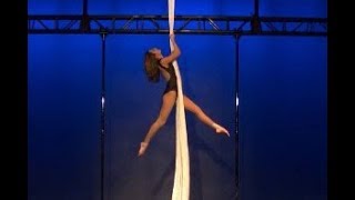 Aerialympics 2018  First Place JR Advanced Silks Kamryn BellAerial Silks [upl. by Latin777]