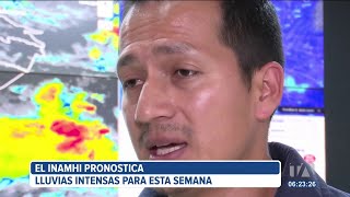 El Inamhi pronostica lluvias intensas para Quito [upl. by Herold21]