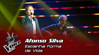 Afonso Silva – “Estranha Forma de Vida”  Prova Cega  The Voice Kids [upl. by Nywg]