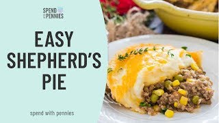 Easy Shepherds Pie Recipe [upl. by Sillyhp2]