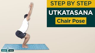 Utkatasana Chair Pose Benefits How to Do amp Contraindications by Yogi Sandeep  Siddhi Yoga [upl. by Seton]