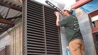 Ruskin XP500 Extreme Weather Louver Installation [upl. by Salomi725]