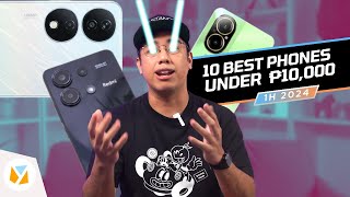 10 BEST Phones UNDER PHP 10K 1H 2024 [upl. by Airb371]