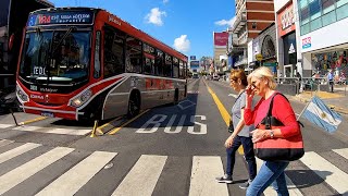 Buenos Aires Argentina — City Walking Tour 【4K】🇦🇷 [upl. by Pfeffer]