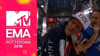 Bruno Mars – 24K Magic from the 2016 MTV EMAs Official Live Performance [upl. by Elawalo]