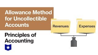 Allowance Method for Uncollectible Accounts  Principles of Accounting [upl. by Natsud]