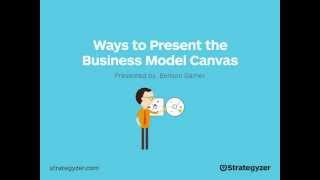 Strategyzer Webinar Ways To Present The Business Model Canvas [upl. by Kidder]