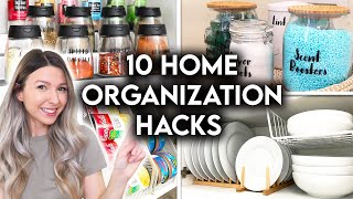 10 CLEVER HOME ORGANIZATION IDEAS  STORAGE HACKS [upl. by Holms299]