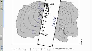 videotutorialtopographicprofilesakacrosssectionswmv [upl. by Oaht]