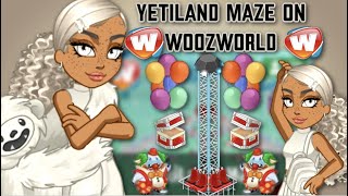 Woozworld YetiLand Maze On Woozworld [upl. by Niatsirk276]