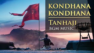 Kondhana Kondhana  Tanhaji BGM  Lyrics  Video edit compilation [upl. by Ahsaetan997]