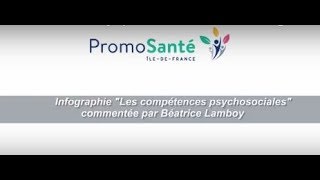 Infographie sur les compétences psychosociales CPS commentée par Béatrice Lamboy [upl. by Enywtna]